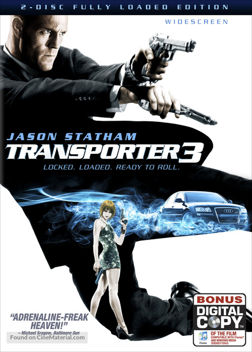 Transporter 3 - DVD movie cover