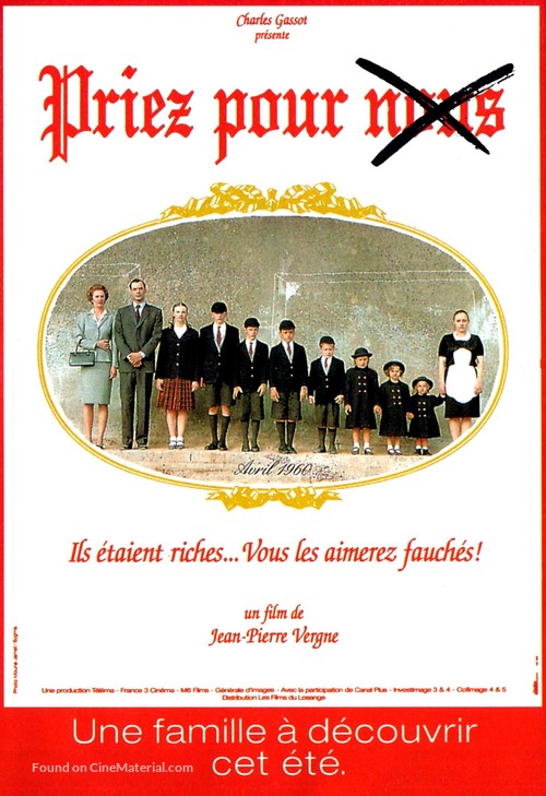 Priez pour nous - French Movie Poster