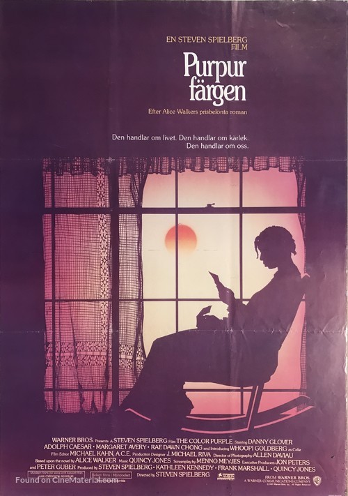 The Color Purple - Swedish Movie Poster