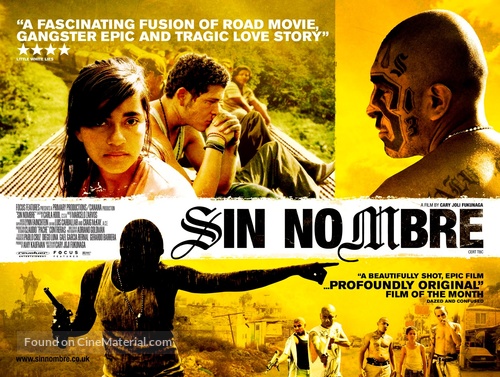 Sin Nombre - British Movie Poster