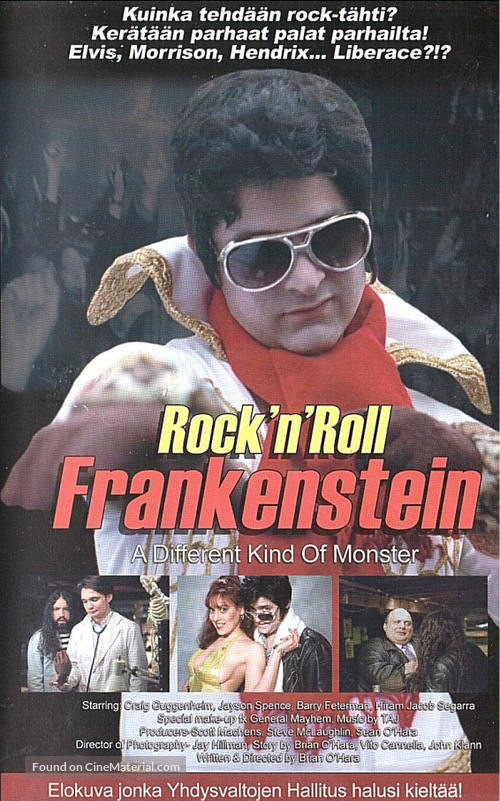 Rock &#039;n&#039; Roll Frankenstein - Finnish VHS movie cover