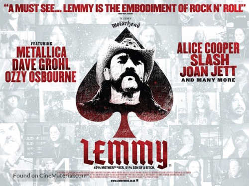 Lemmy - British Movie Poster