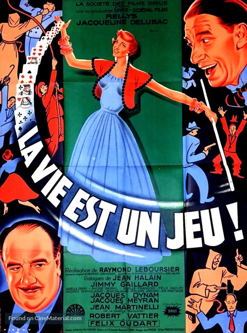 La vie est un jeu - French Movie Poster