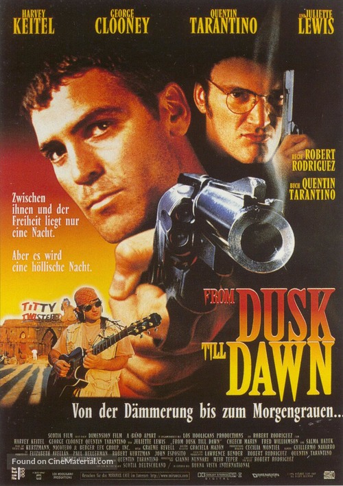 From Dusk Till Dawn - German Movie Poster