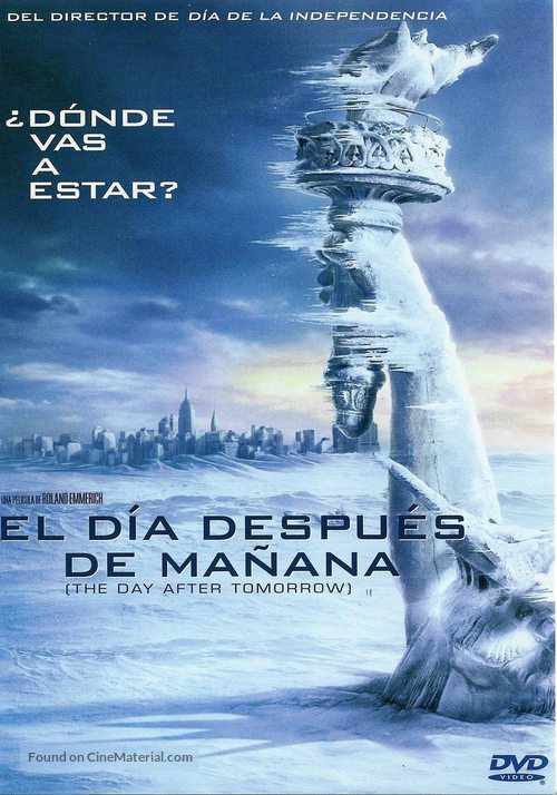 The Day After Tomorrow - Chilean DVD movie cover