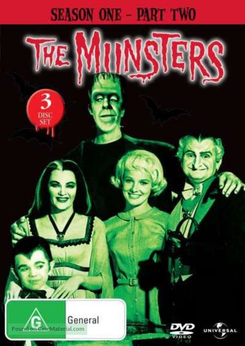 &quot;The Munsters&quot; - Australian DVD movie cover