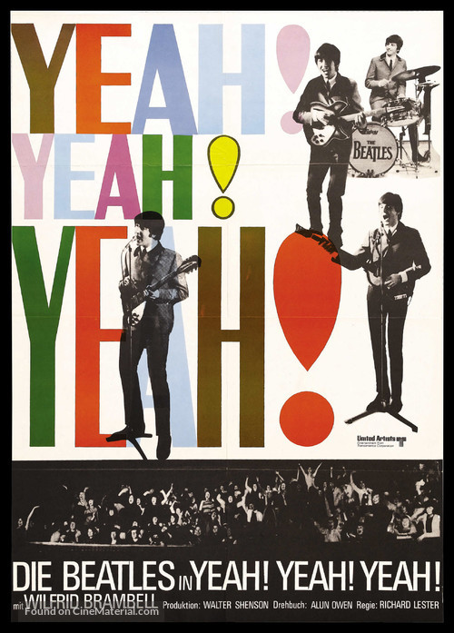A Hard Day&#039;s Night - German Re-release movie poster