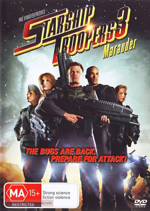 Starship Troopers 3: Marauder - Australian DVD movie cover