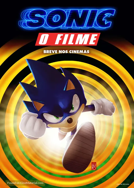 Sonic the Hedgehog - Brazilian Movie Poster