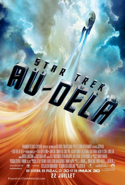 Star Trek Beyond - Canadian Movie Poster