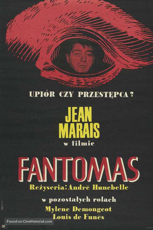 Fant&ocirc;mas - Polish Movie Poster
