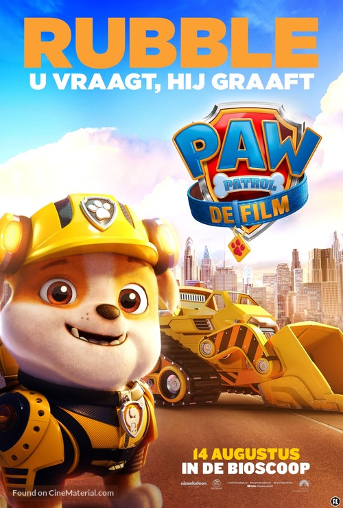 Paw Patrol: The Movie - Dutch Movie Poster