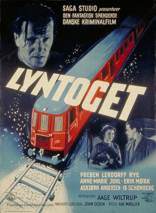 Lyntoget - Danish Movie Poster