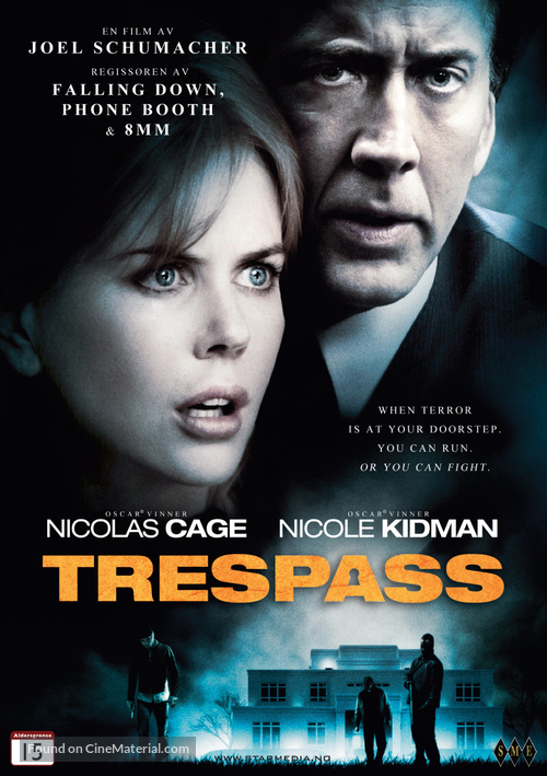 Trespass - Norwegian DVD movie cover