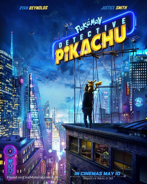 Pok&eacute;mon: Detective Pikachu - British Movie Poster
