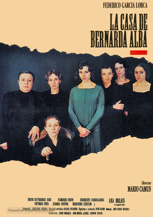 Casa de Bernarda Alba, La - Spanish poster