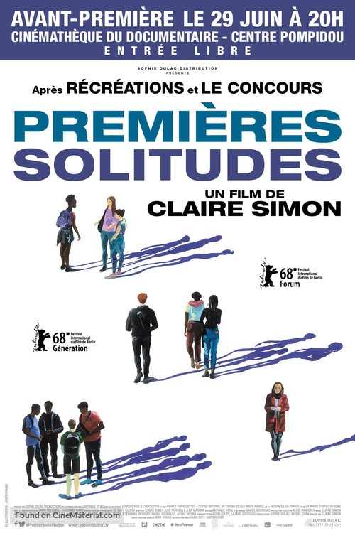 Premi&egrave;res solitudes - French Movie Poster