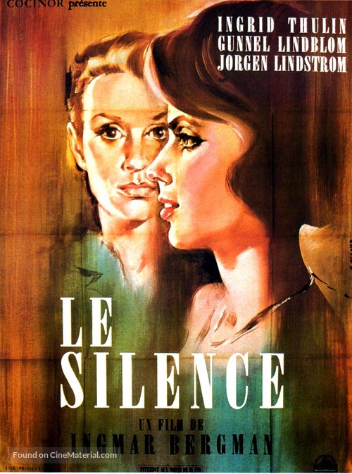 Tystnaden - French Movie Poster