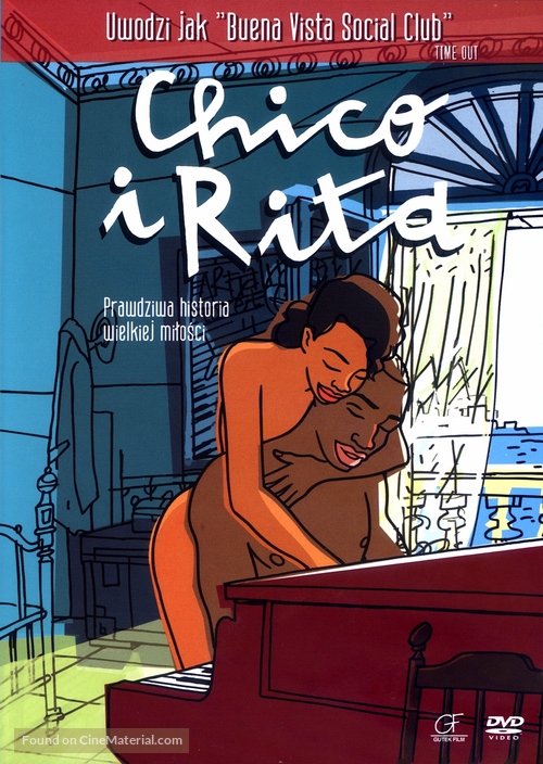 Chico &amp; Rita - Polish DVD movie cover