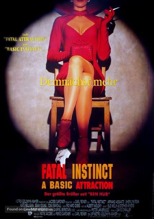 Fatal Instinct - German Movie Poster