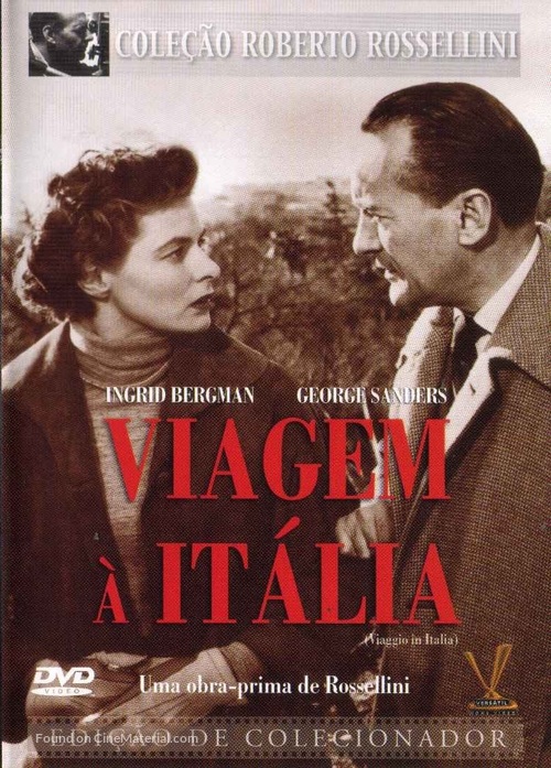 Viaggio in Italia - Brazilian DVD movie cover
