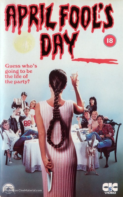 April Fool&#039;s Day - British VHS movie cover