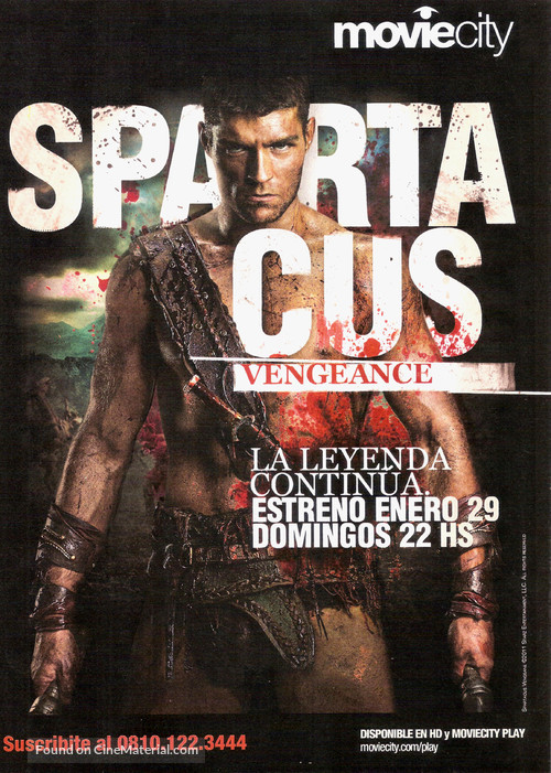 &quot;Spartacus: Blood And Sand&quot; - Argentinian poster