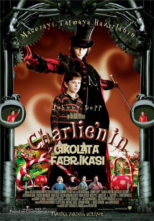 Charlie and the Chocolate Factory - Turkish Movie Poster
