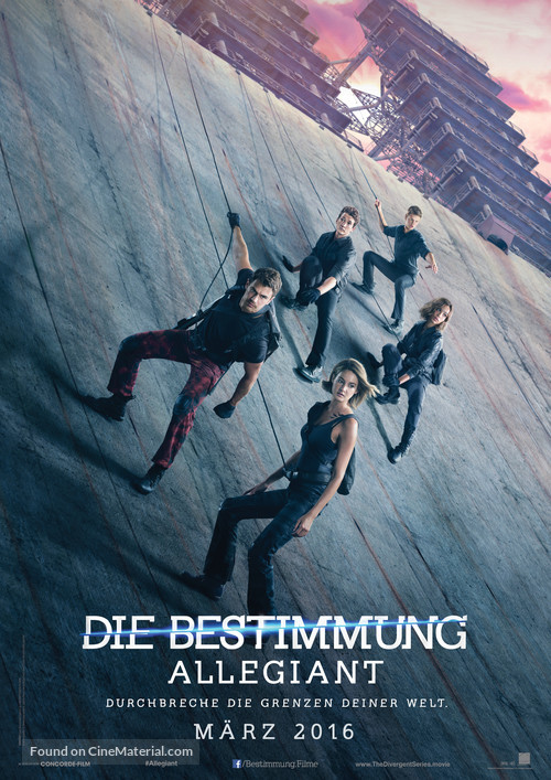 The Divergent Series: Allegiant - German Movie Poster