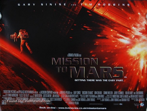 Mission To Mars - British Movie Poster
