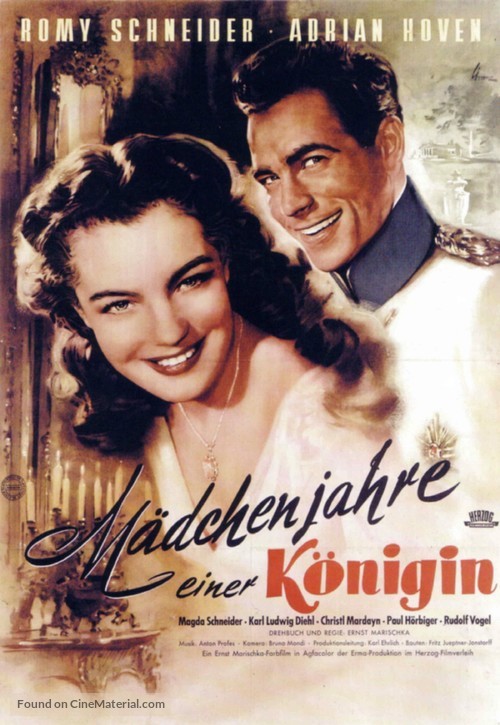 M&auml;dchenjahre einer K&ouml;nigin - German Movie Poster