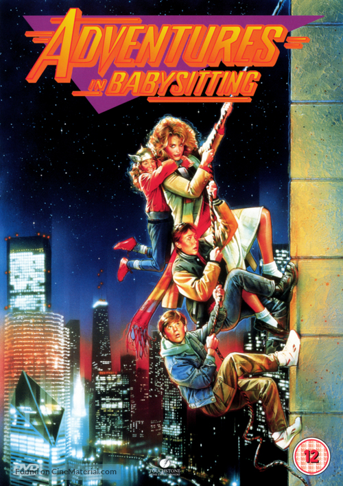 Adventures in Babysitting - British DVD movie cover