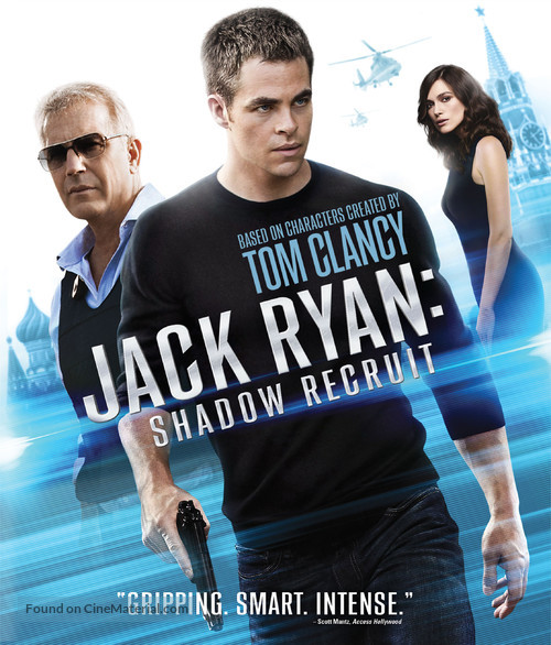 Jack Ryan: Shadow Recruit - Blu-Ray movie cover