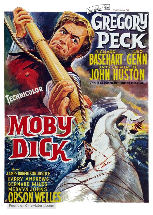 Moby Dick - French Re-release movie poster