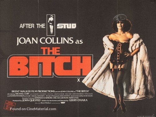 The Bitch - British Movie Poster