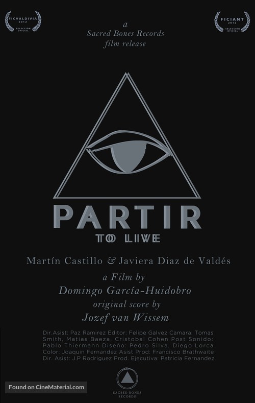 Partir to live - Chilean Movie Poster