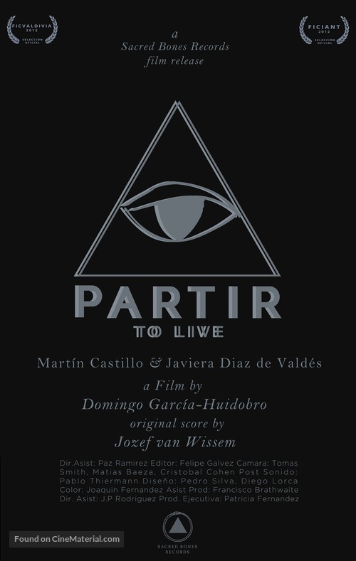 Partir to live - Chilean Movie Poster