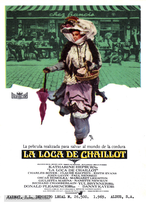 The Madwoman of Chaillot - Spanish Movie Poster