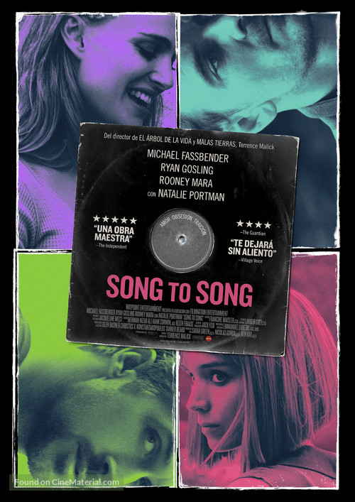 Song to Song - Spanish Movie Poster