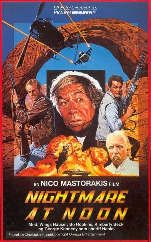 Nightmare at Noon - Norwegian VHS movie cover