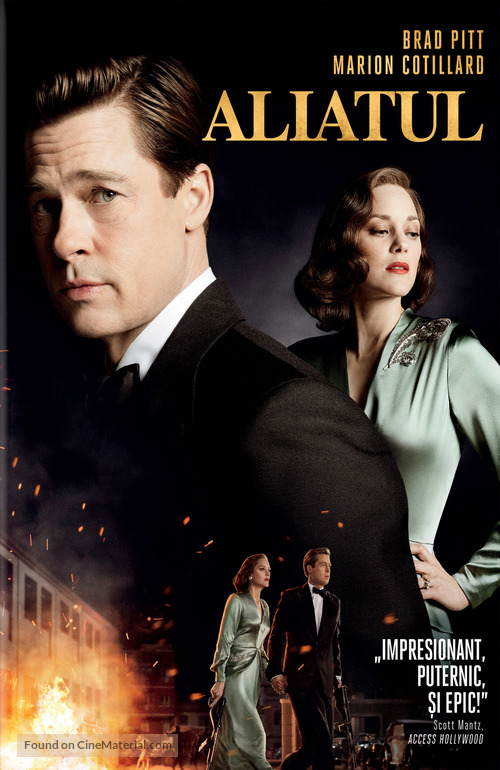 Allied - Romanian DVD movie cover