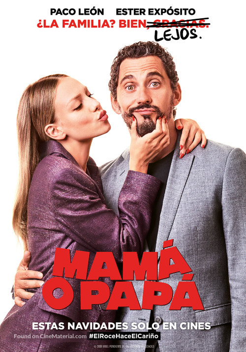 Mam&aacute; o pap&aacute; - Spanish Movie Poster