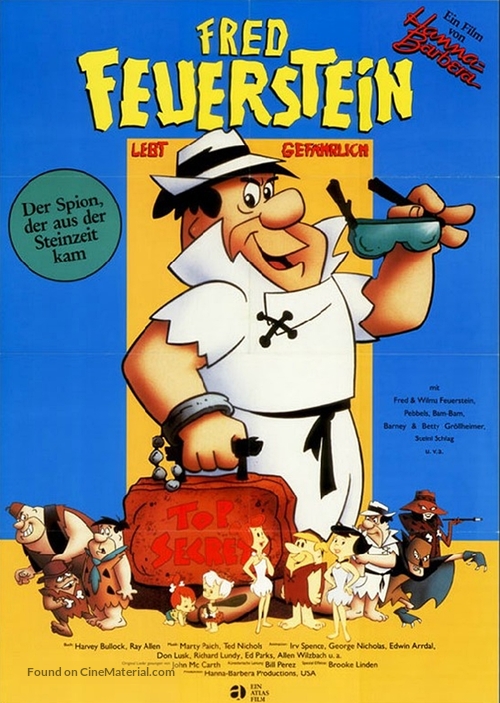 The Man Called Flintstone - German Movie Poster