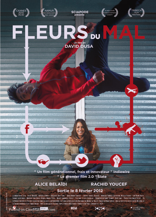 Fleurs du mal - French Movie Poster