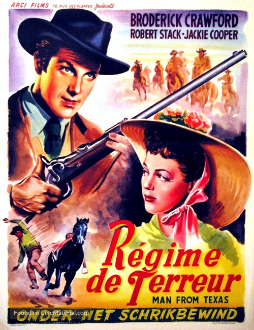 Men of Texas - Belgian Movie Poster