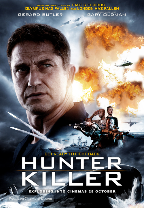 Hunter Killer - Malaysian Movie Poster