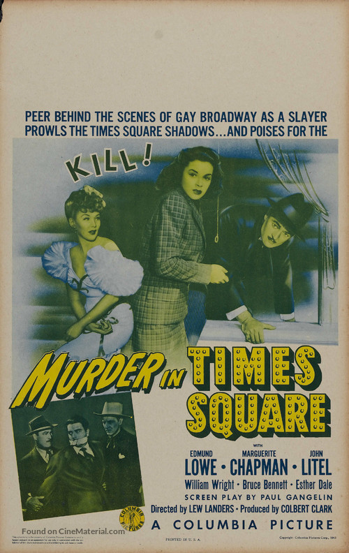 Murder in Times Square - Movie Poster