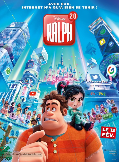 Ralph Breaks the Internet - French Movie Poster