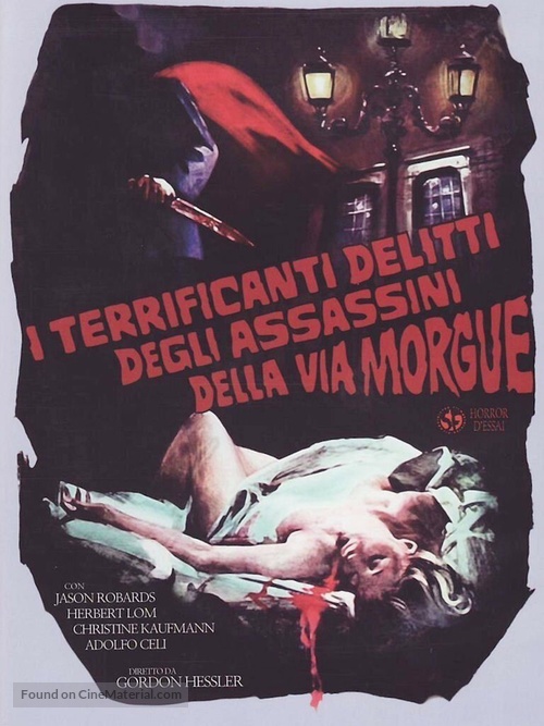 Murders in the Rue Morgue - Italian DVD movie cover