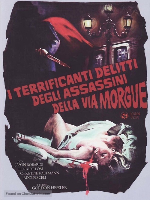 Murders in the Rue Morgue - Italian DVD movie cover